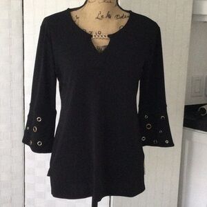 JM Collection size P/M black with gold & sliver pieces on neck & selves.#377